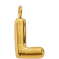 Large Gold Bubble Letter Collection - 'L' Gold Bubble Letter