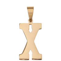 Large Gold Letter Sports Collection - X