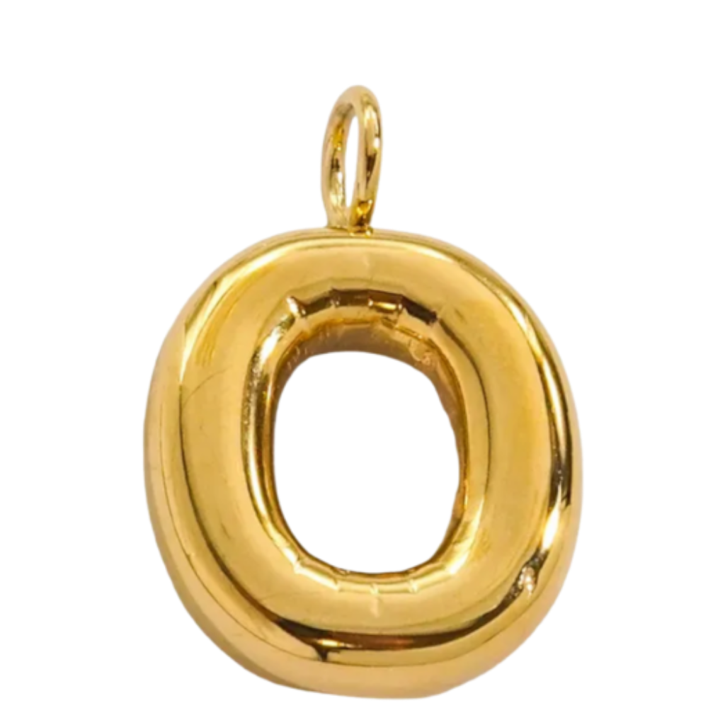 Large Gold Bubble Letter Collection