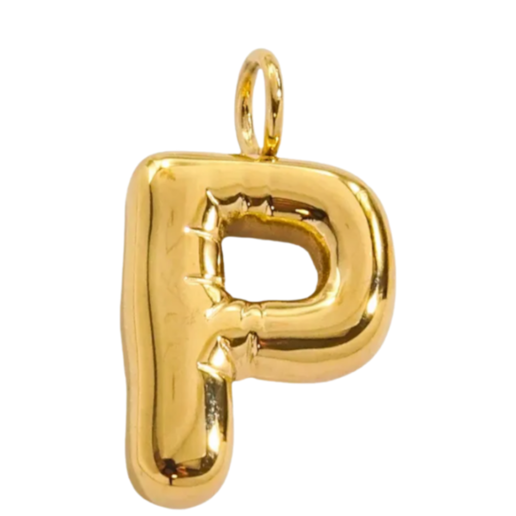 Large Gold Bubble Letter Collection