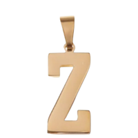 Large Gold Letter Sports Collection - Z