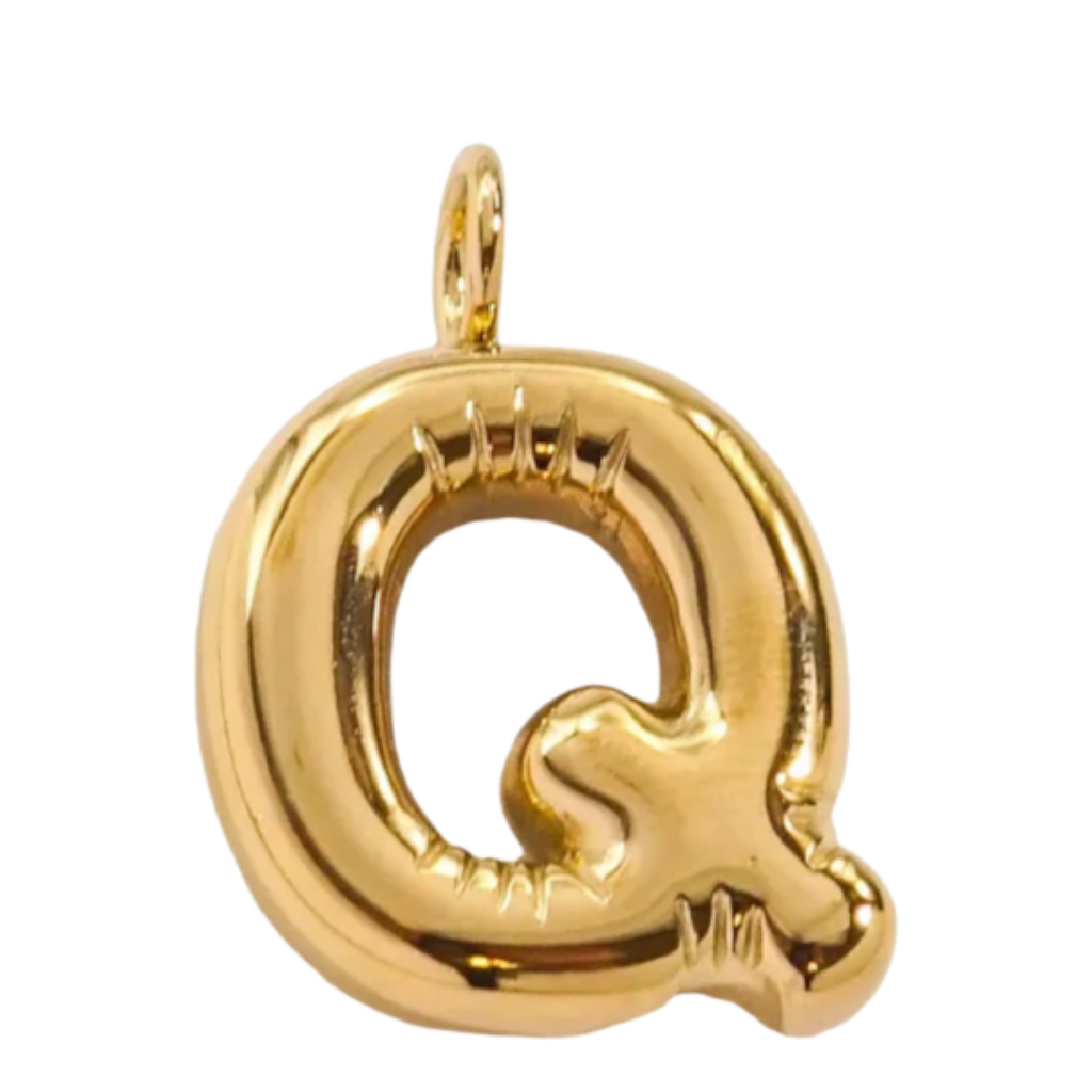 Large Gold Bubble Letter Collection