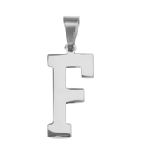 Large Silver Sports Letter Collection - F
