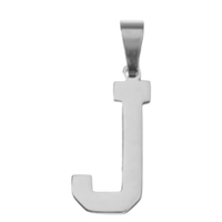 Large Silver Sports Letter Collection - J