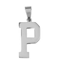 Large Silver Sports Letter Collection - P