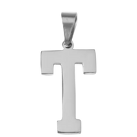 Large Silver Sports Letter Collection - T