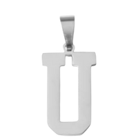 Large Silver Sports Letter Collection - U