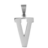 Large Silver Sports Letter Collection - V