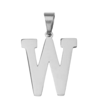 Large Silver Sports Letter Collection - W