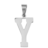 Large Silver Sports Letter Collection - Y