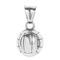 Sport Collection - Large Silver Volleyball