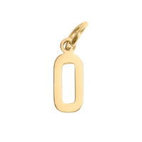 Small Gold Number Sports Collection - 0