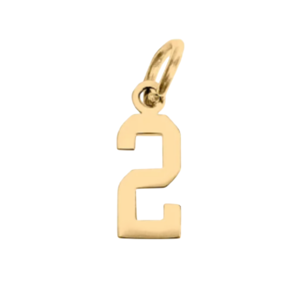 Small Gold Number Sports Collection