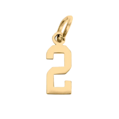 Small Gold Number Sports Collection
