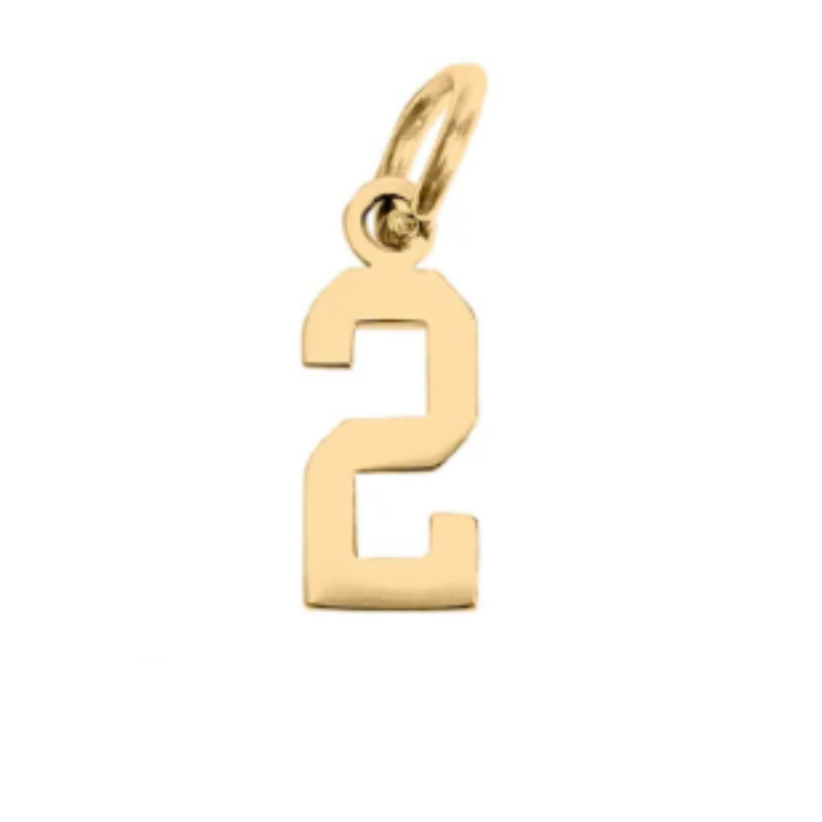 Small Gold Number Sports Collection
