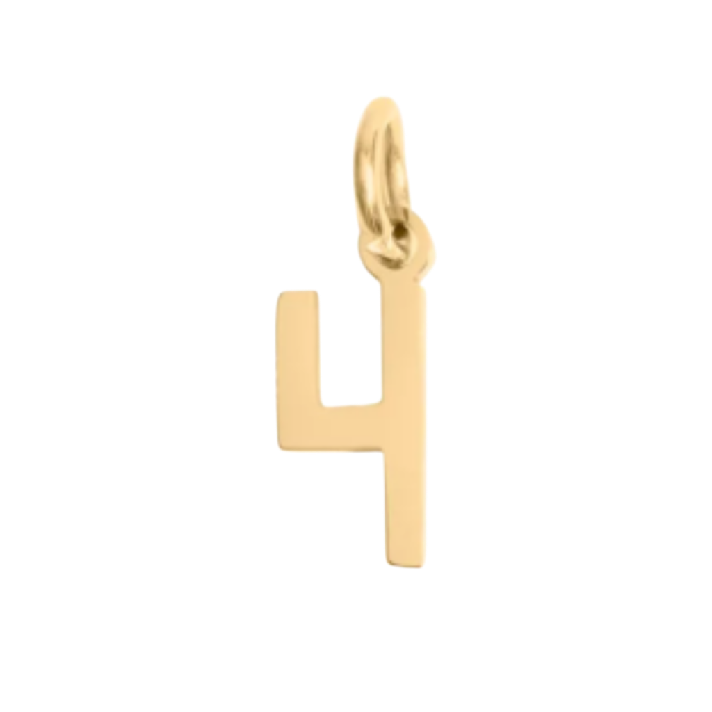 Small Gold Number Sports Collection