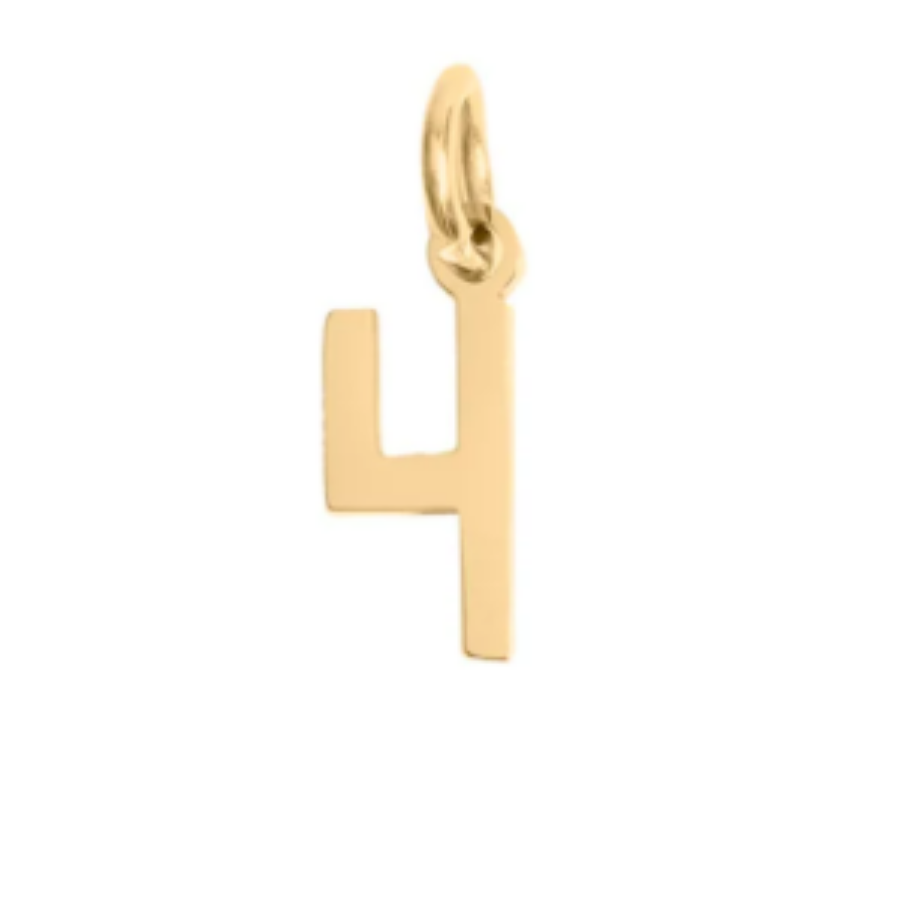 Small Gold Number Sports Collection