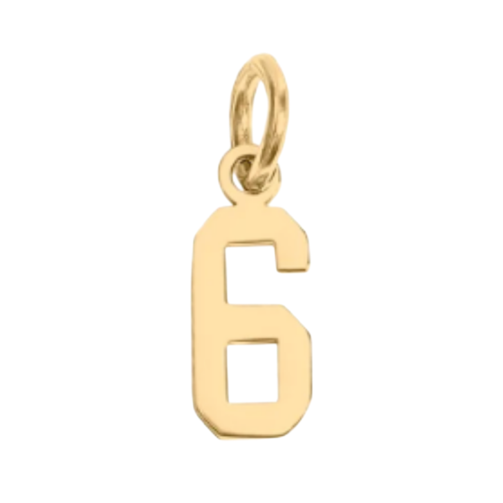 Small Gold Number Sports Collection