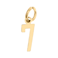 Small Gold Number Sports Collection - 7