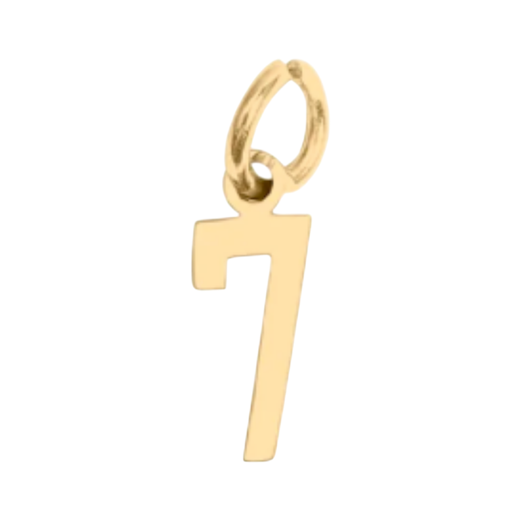 Small Gold Number Sports Collection