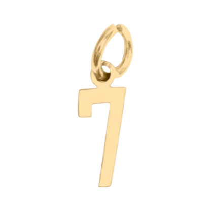 Small Gold Number Sports Collection