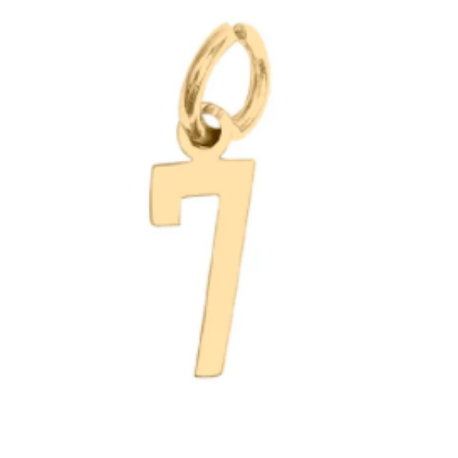 Small Gold Number Sports Collection