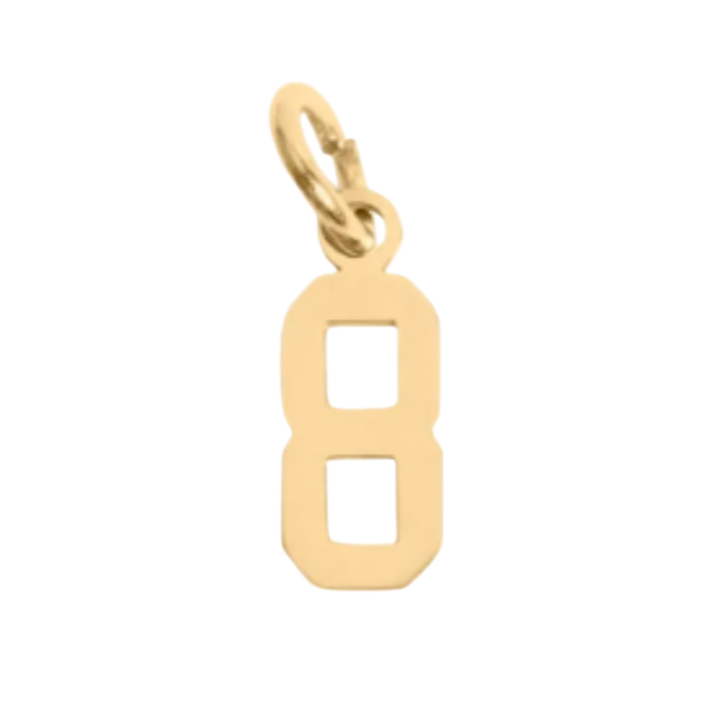 Small Gold Number Sports Collection