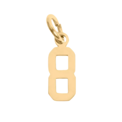 Small Gold Number Sports Collection