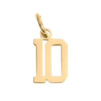 Small Gold Number Sports Collection - 10