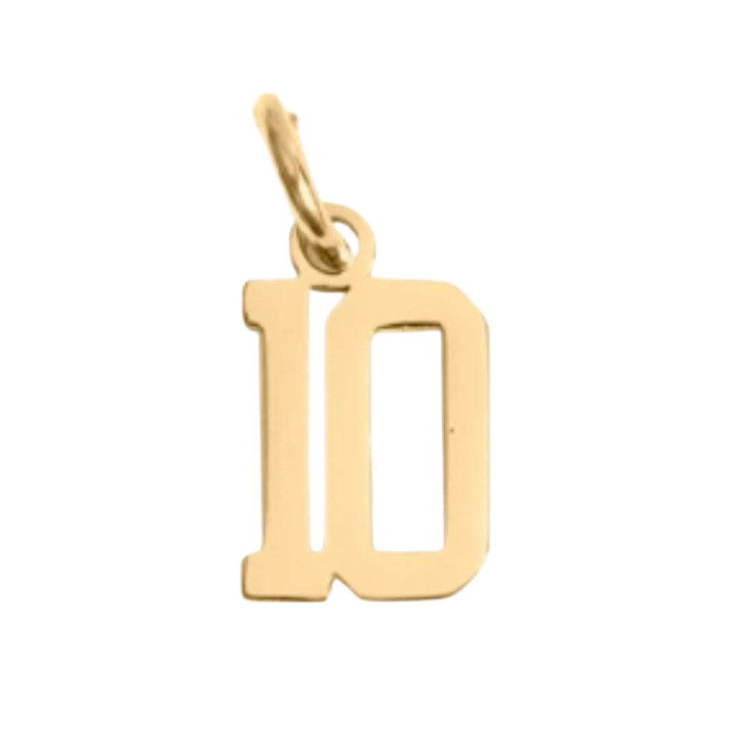 Small Gold Number Sports Collection