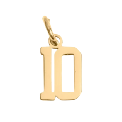 Small Gold Number Sports Collection
