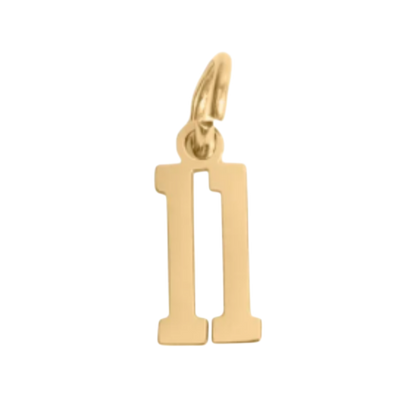 Small Gold Number Sports Collection