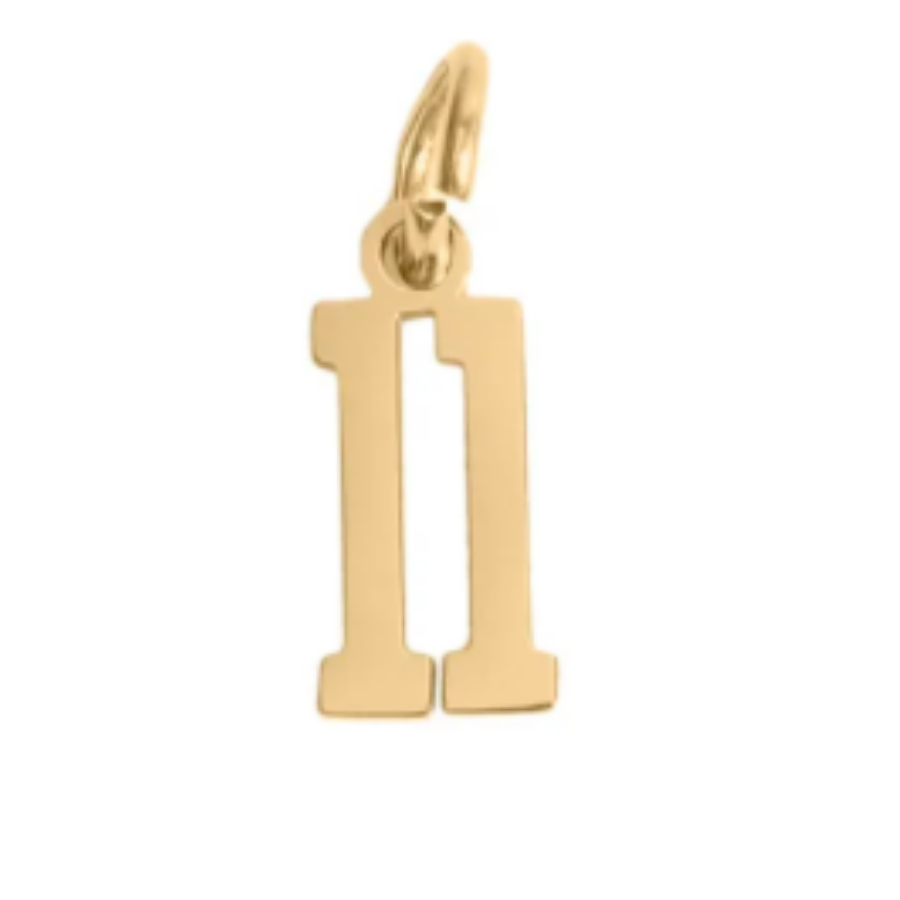 Small Gold Number Sports Collection