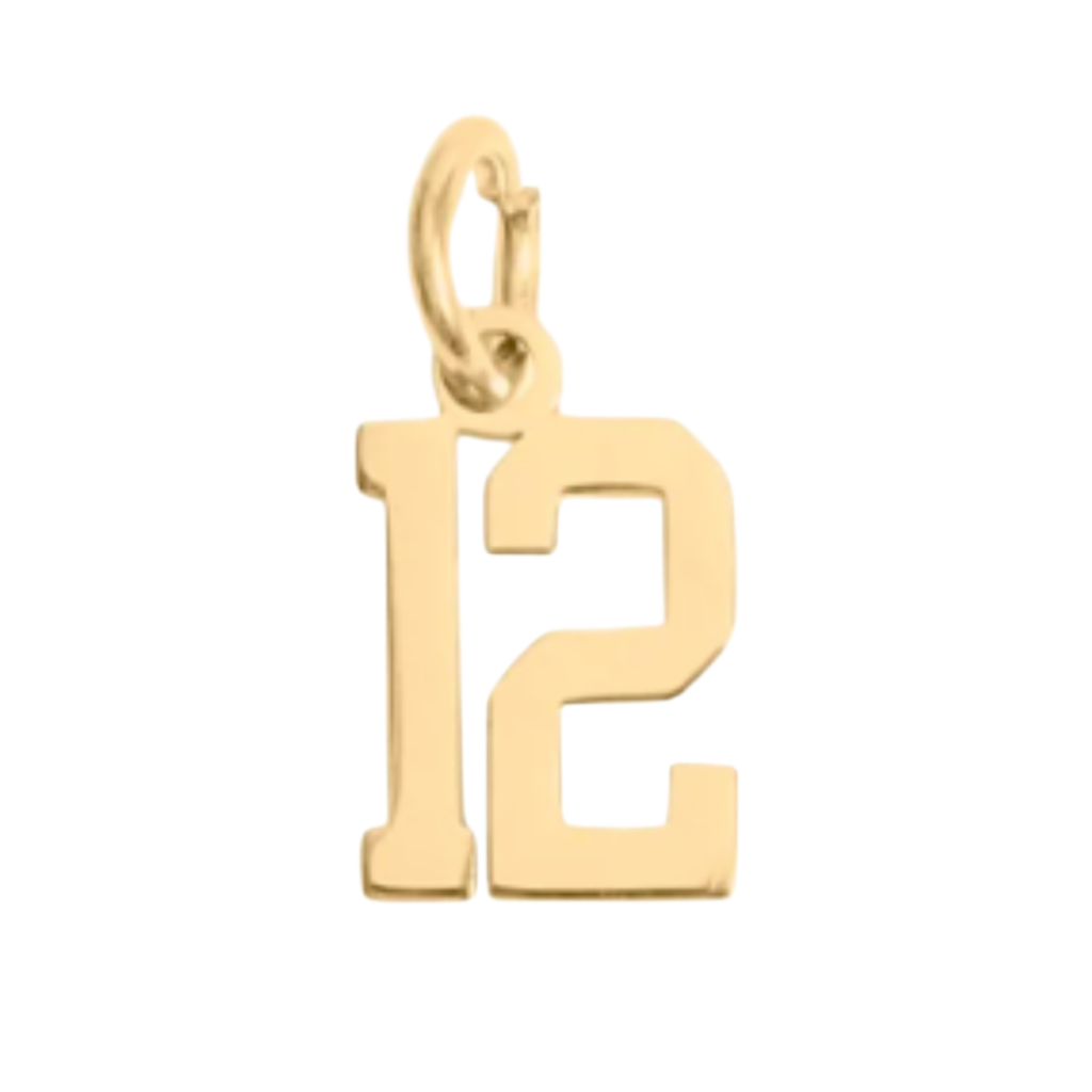 Small Gold Number Sports Collection
