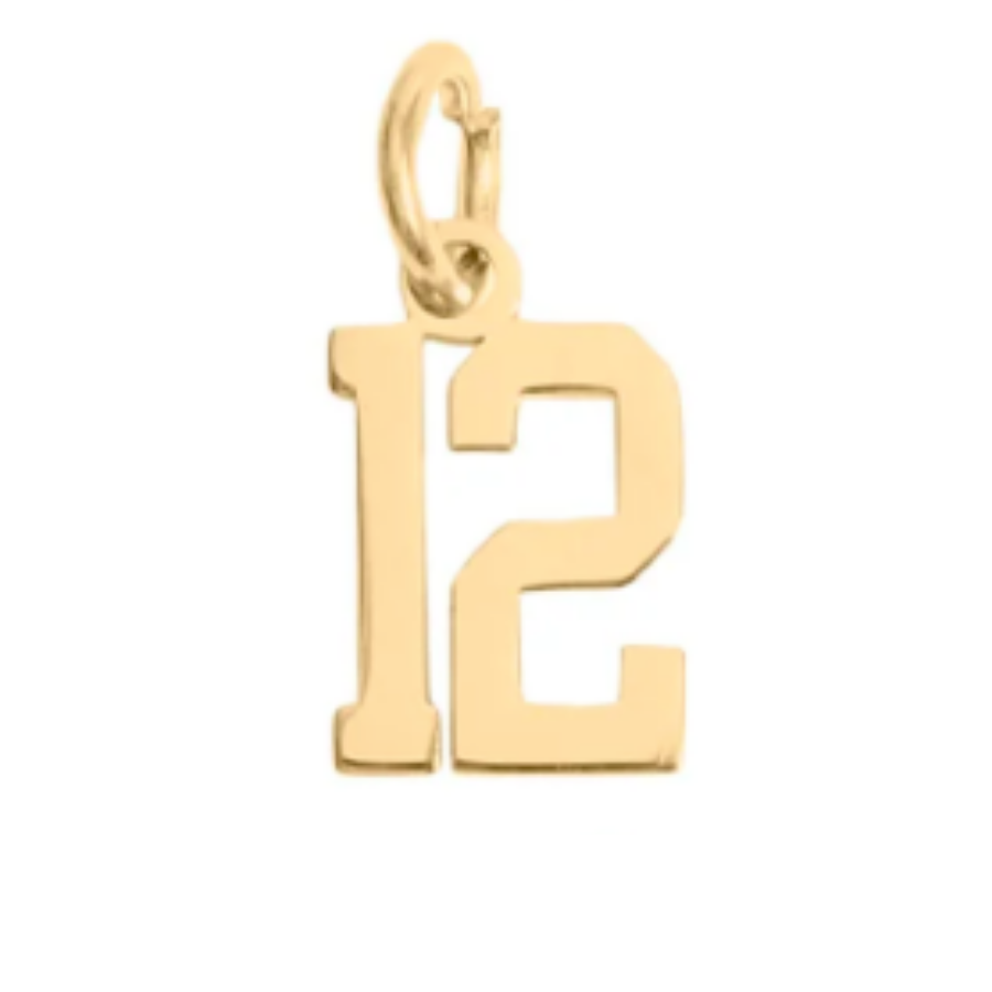 Small Gold Number Sports Collection