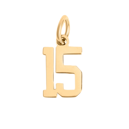 Small Gold Number Sports Collection