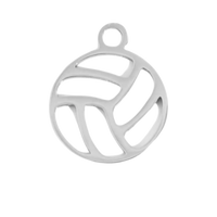 Sport Collection - Silver Volleyball Charm