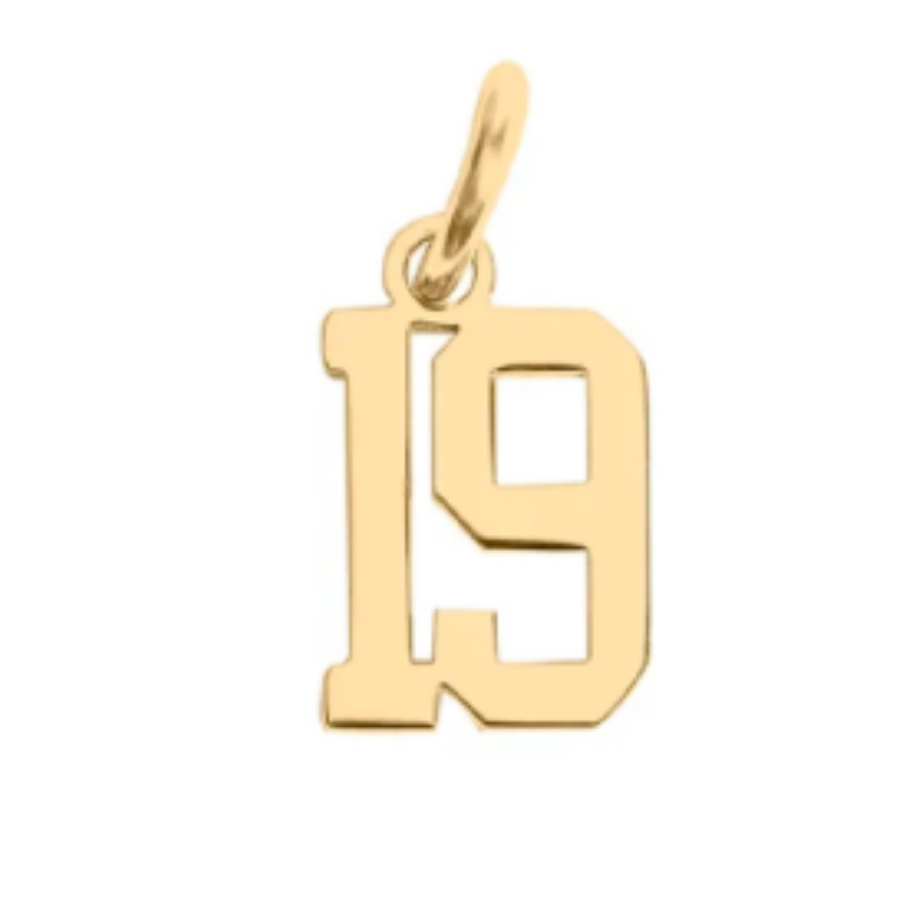 Small Gold Number Sports Collection