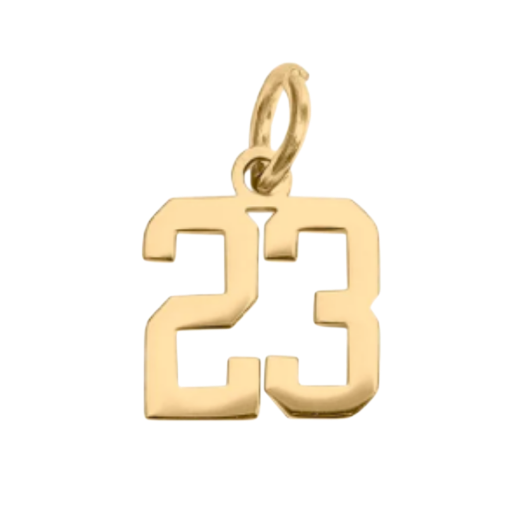 Small Gold Number Sports Collection