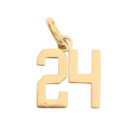 Small Gold Number Sports Collection - 24