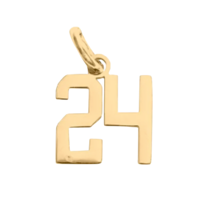 Small Gold Number Sports Collection