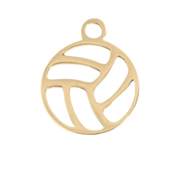 Sport Collection - Gold Volleyball Charm