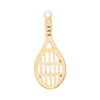 Sport Collection - Small Gold Tennis Racket