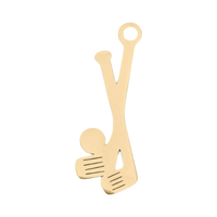 Sport Collection - Small Gold Golf Clubs