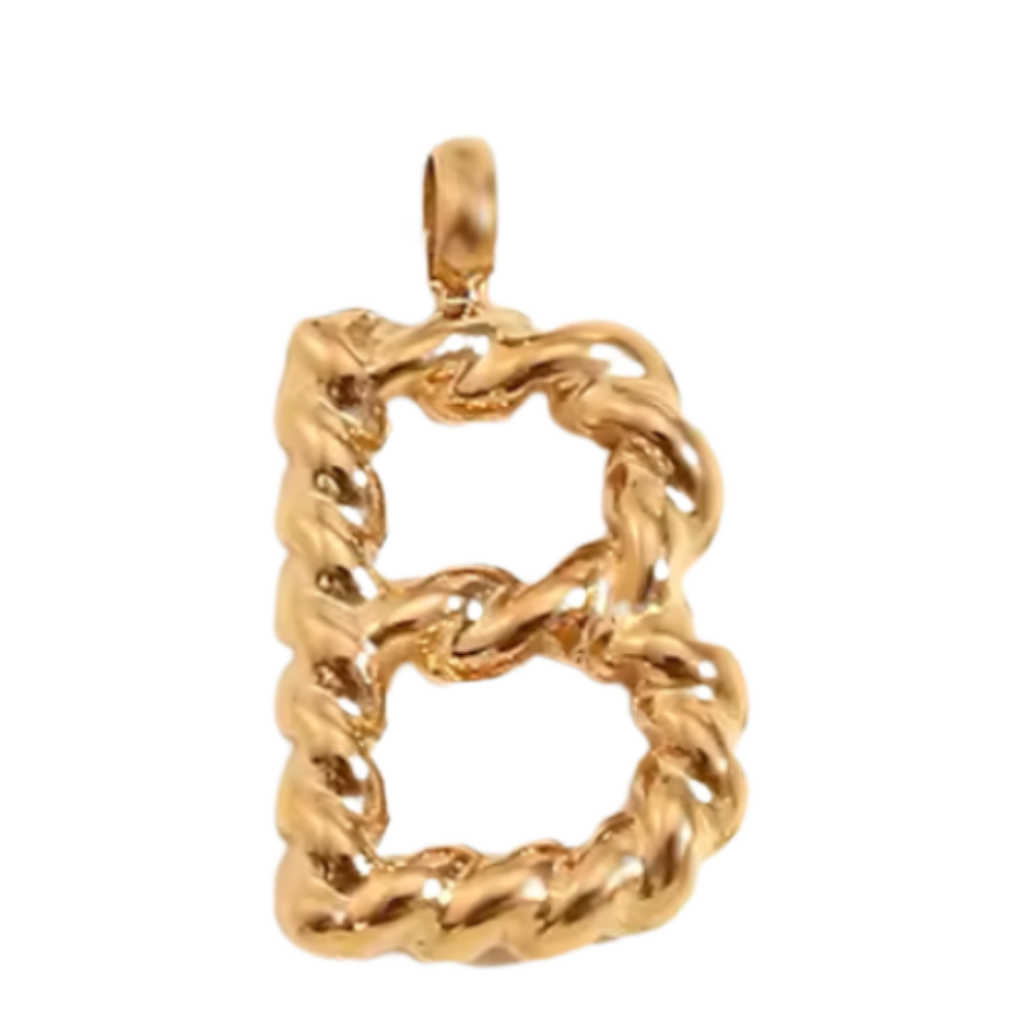 Gold Twisted Rope Initial Collection
