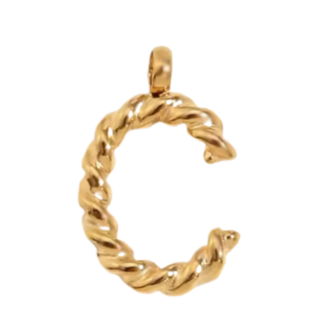 Gold Twisted Rope Initial Collection