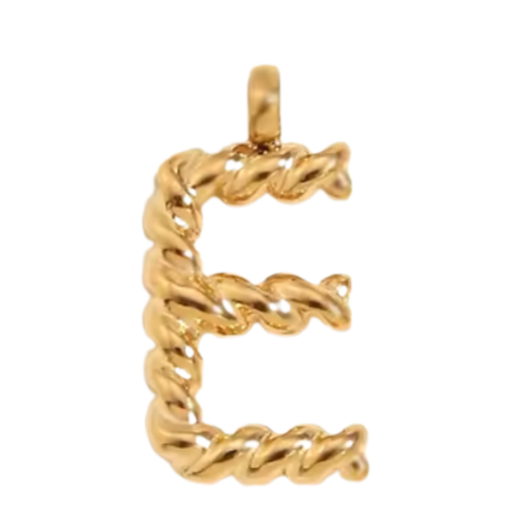 Gold Twisted Rope Initial Collection