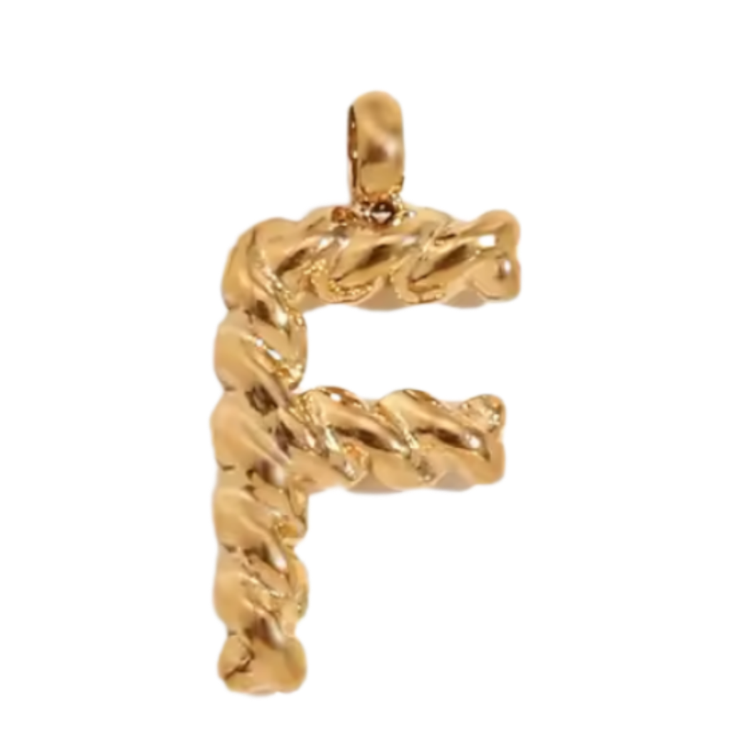 Gold Twisted Rope Initial Collection