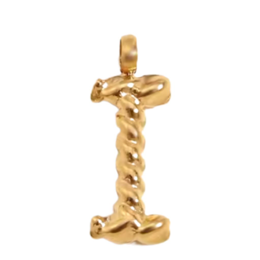 Gold Twisted Rope Initial Collection