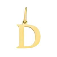 Gold Times New Roman Initial Collection - 'D' Gold Times New Roman Initial